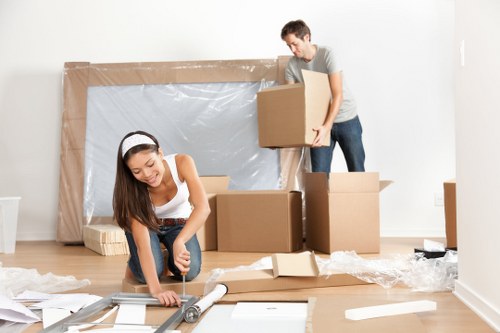 Removal van service for Brompton homes and flats