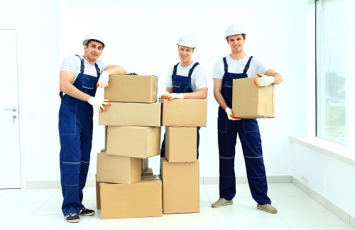 House movers preparing a Brompton home move with careful packing and loading