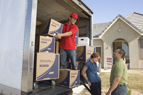 Brompton removal professionals preparing equipment for a safe move