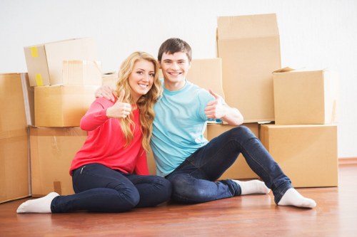 Packing and loading support for a Brompton home move