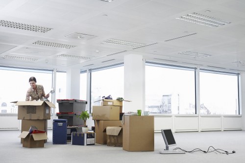 Careful handling of boxes and furniture during a Brompton house move